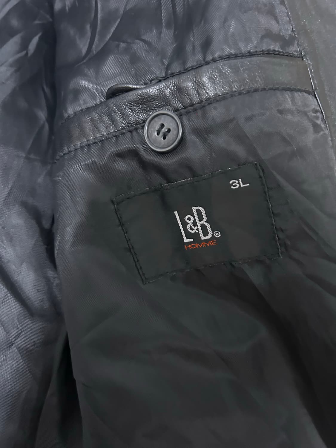 일본판 L&B 양가죽 블레이저 사이즈 105~110 상품이미지4