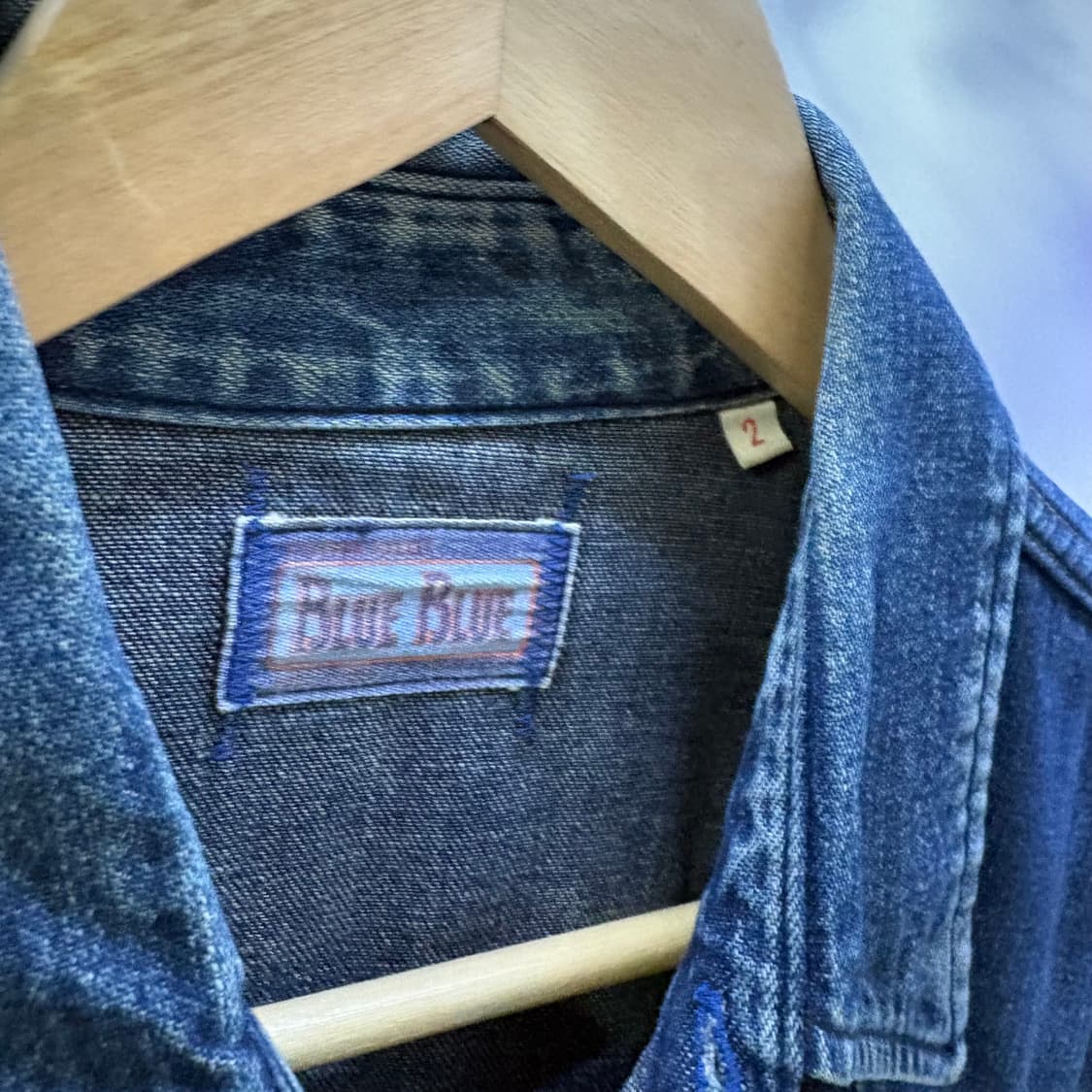 [2] blueblue 블루블루재팬 웨스턴 데님셔츠 상품이미지2