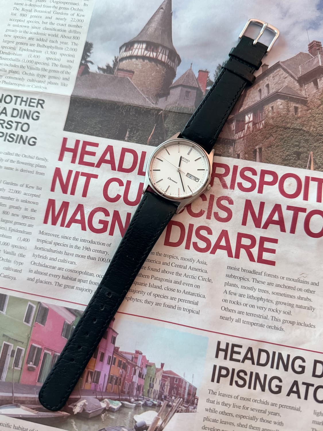 세이코 Seiko 쿼츠 크로노스 래더 데이데이트  상품이미지2