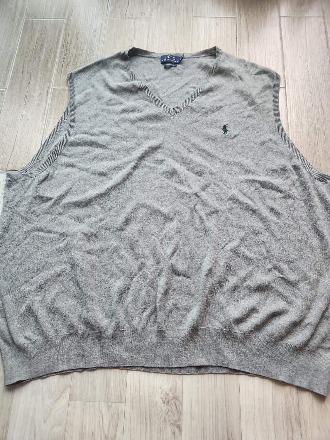 폴로 랄프로렌 니트 조끼 그레이 4X BIG 상품이미지1