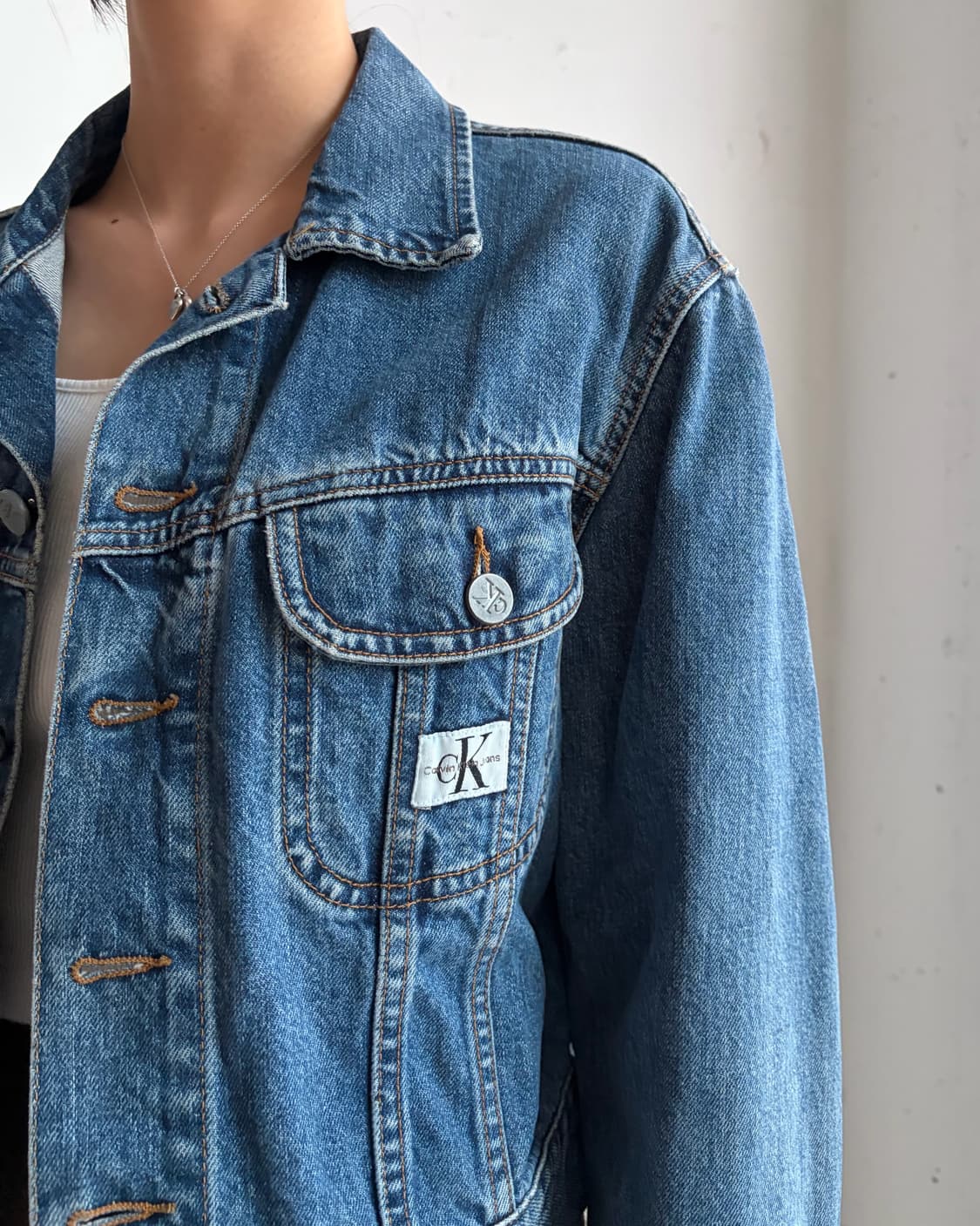 캘빈클라인 크롭 데님 상품이미지3