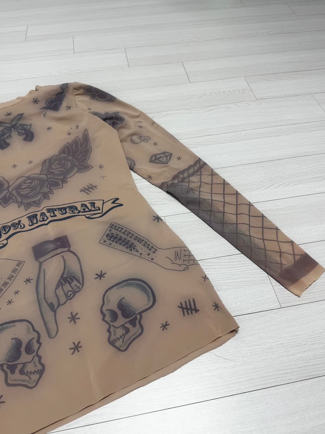 카이 타투프린팅 티셔츠, 래쉬가드 상품이미지5