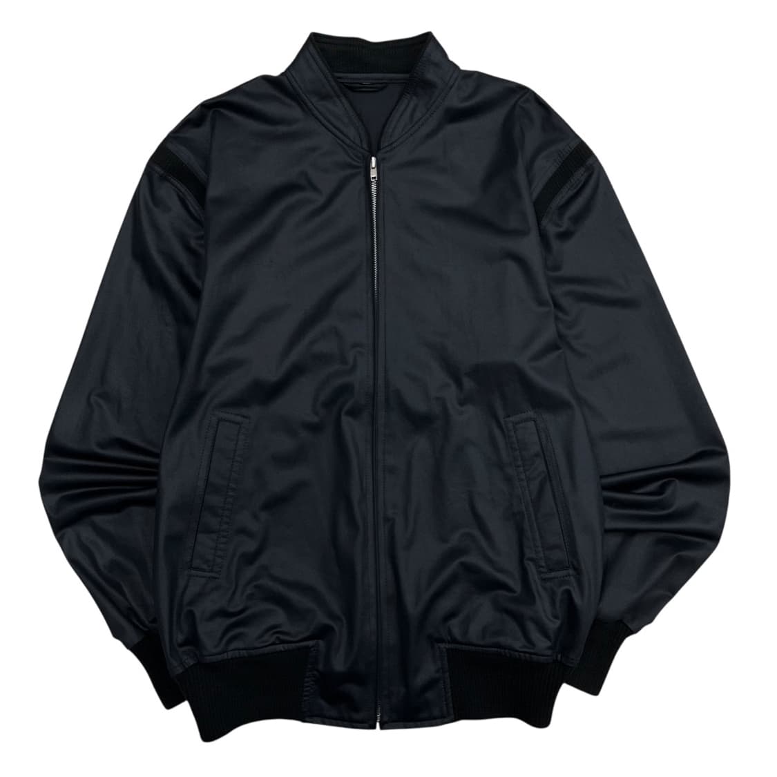 japan 빈티지 올블랙 트랙탑 상품이미지2