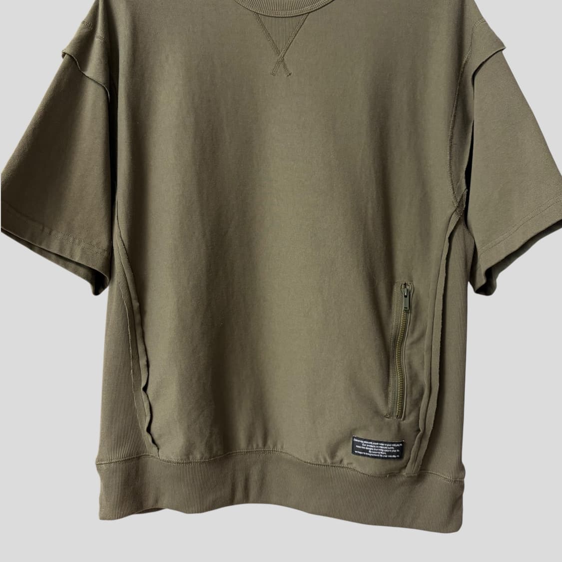 (M)GU 지유 언더커버 하프 슬리브 스웨트셔츠 상품이미지4