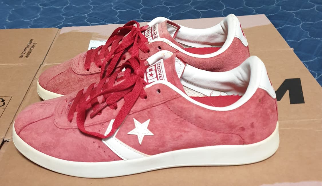 컨버스 CONS 스타플레이어 스웨이드 빈티지레드 스니커즈 (250) 상품이미지3