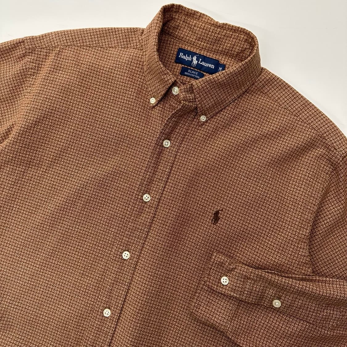 Polo 폴로랄프로렌 00‘s 블레이크 브라운 체크 셔 상품이미지2