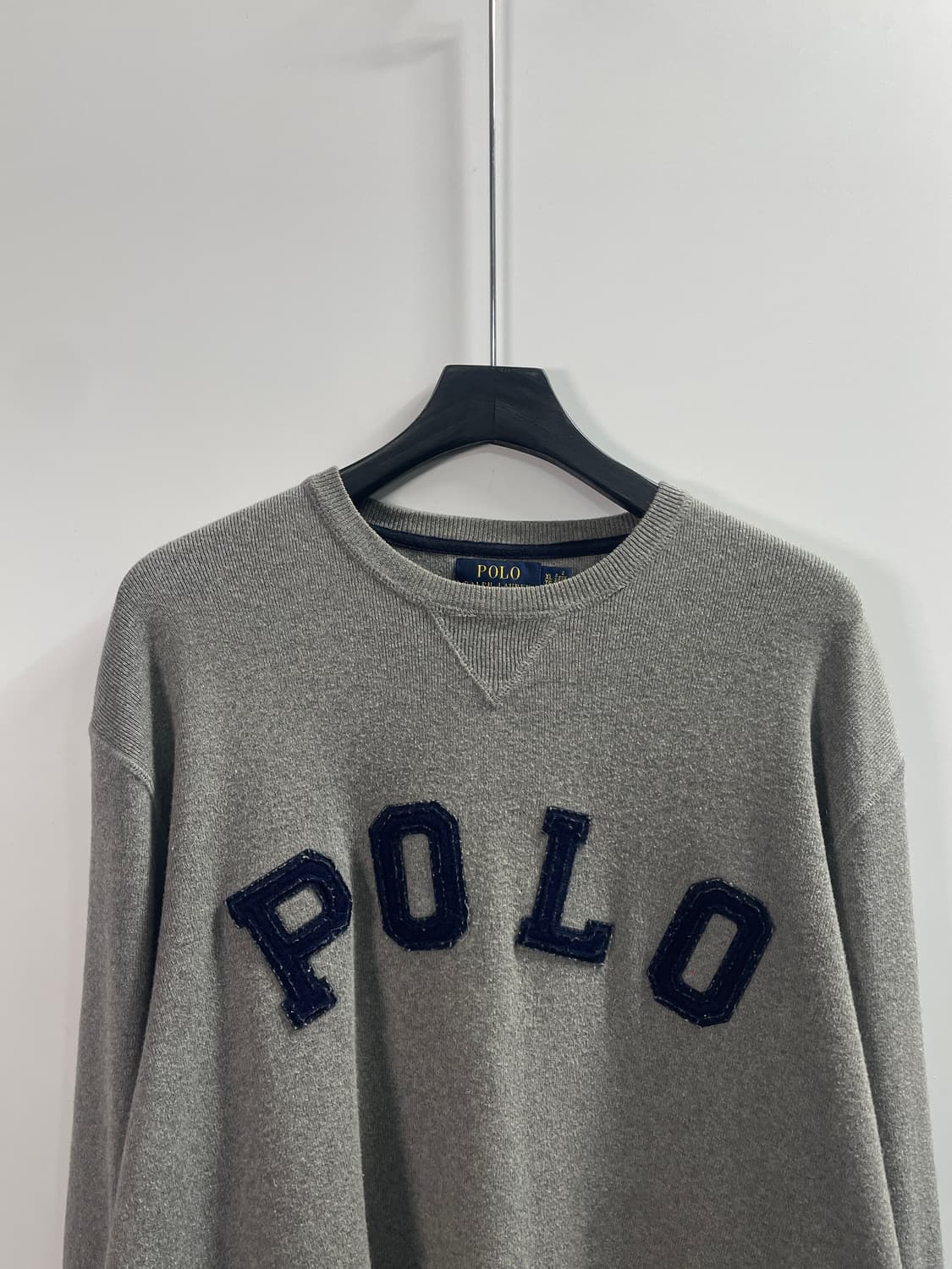 폴로 랄프로렌 아치로고 니트 맨투맨 (on.711)   상품이미지2