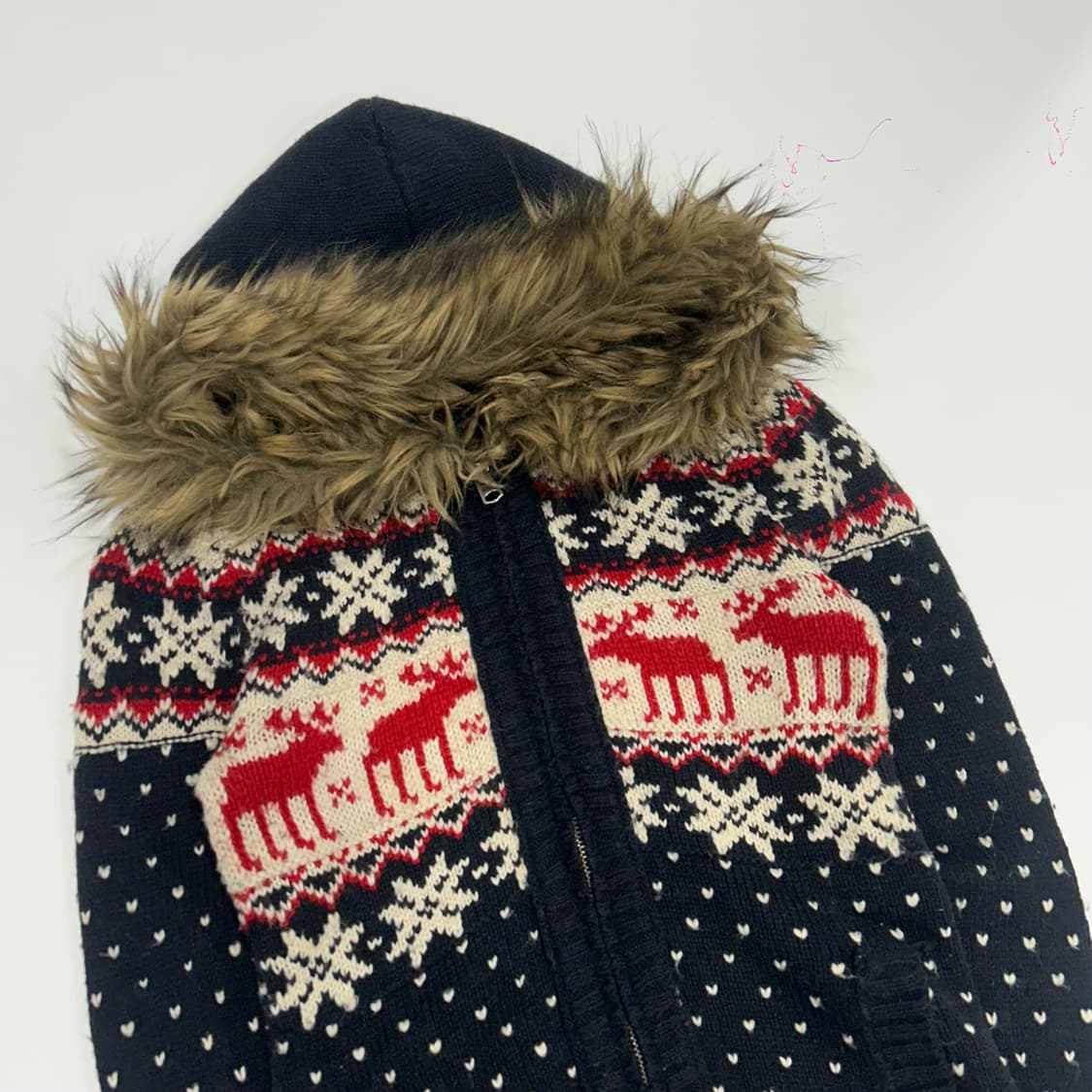 Abercrombie 아베크롬비 노르딕 울프죠 니트집업 상품이미지4