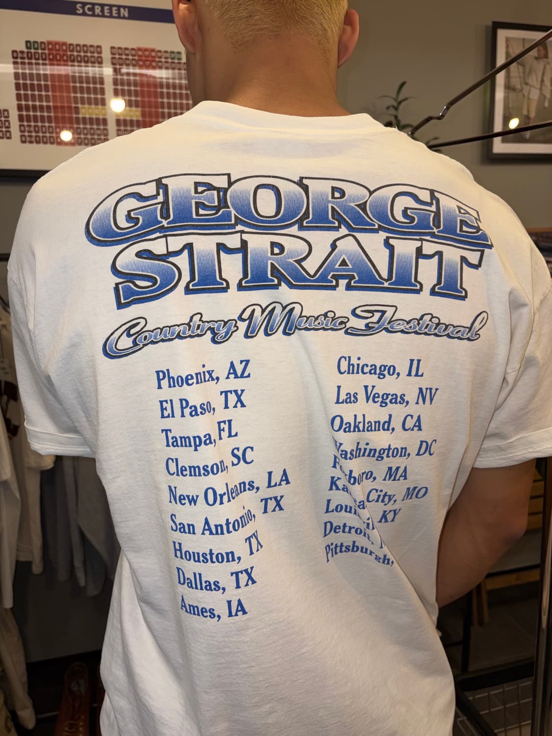 90‘s George Strait country music T-shirt 상품이미지8