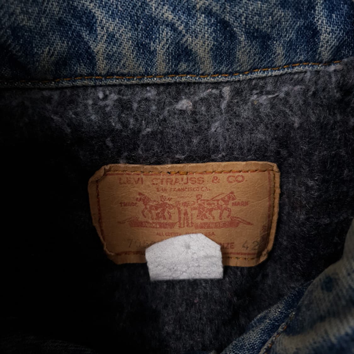 리바이스 60-70's 70505-0317 블랭킷 데님 상품이미지4