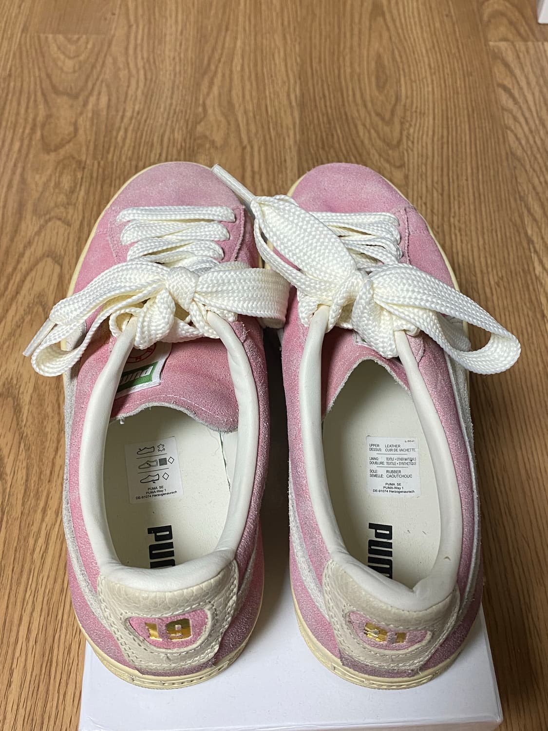 퓨마x루이지 핑크 스웨이드 비보이 아메리칸 뷰티 상품이미지5