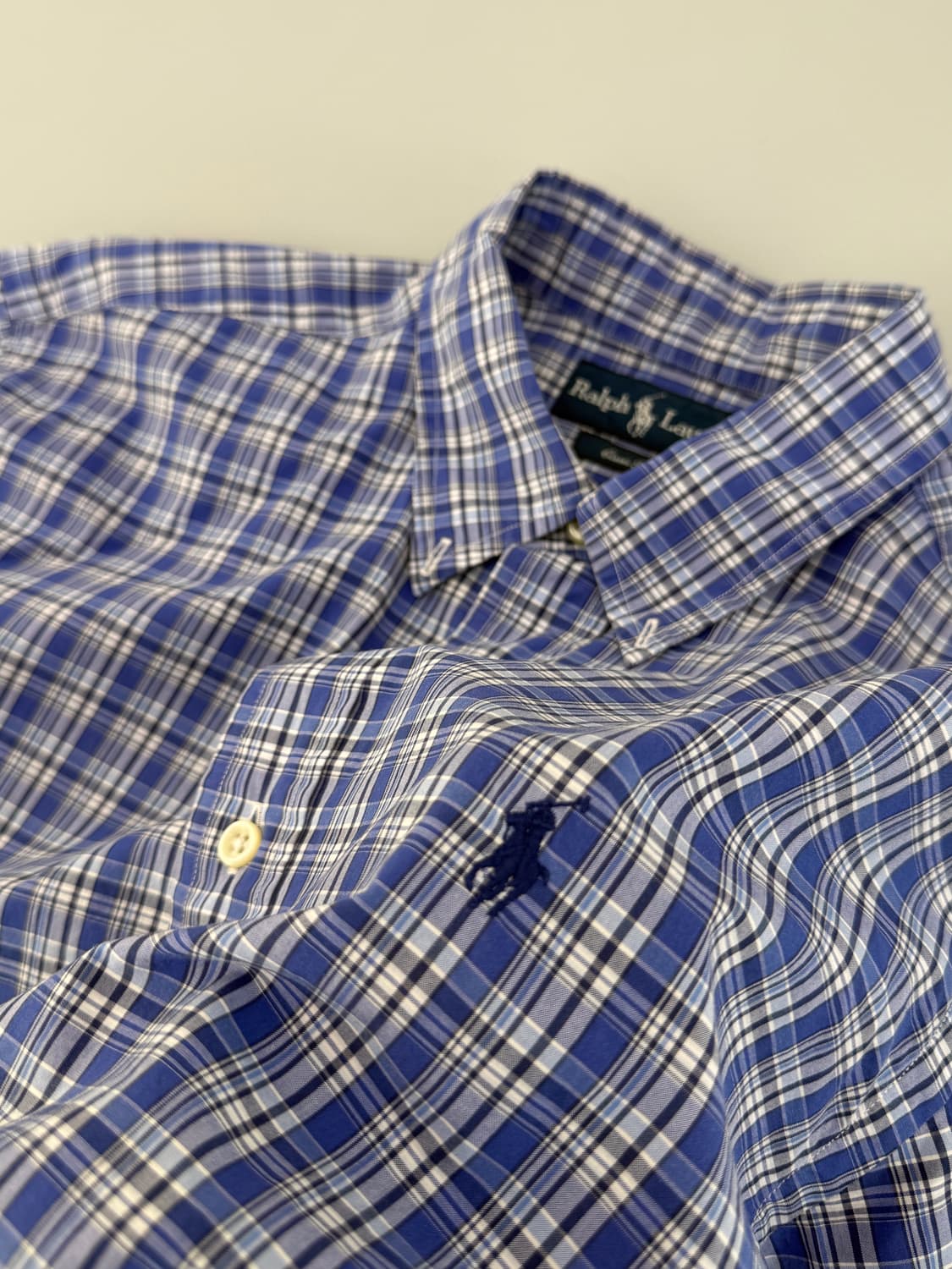 폴로 랄프로렌 루즈핏 체크패턴 코튼 셔츠 상품이미지3