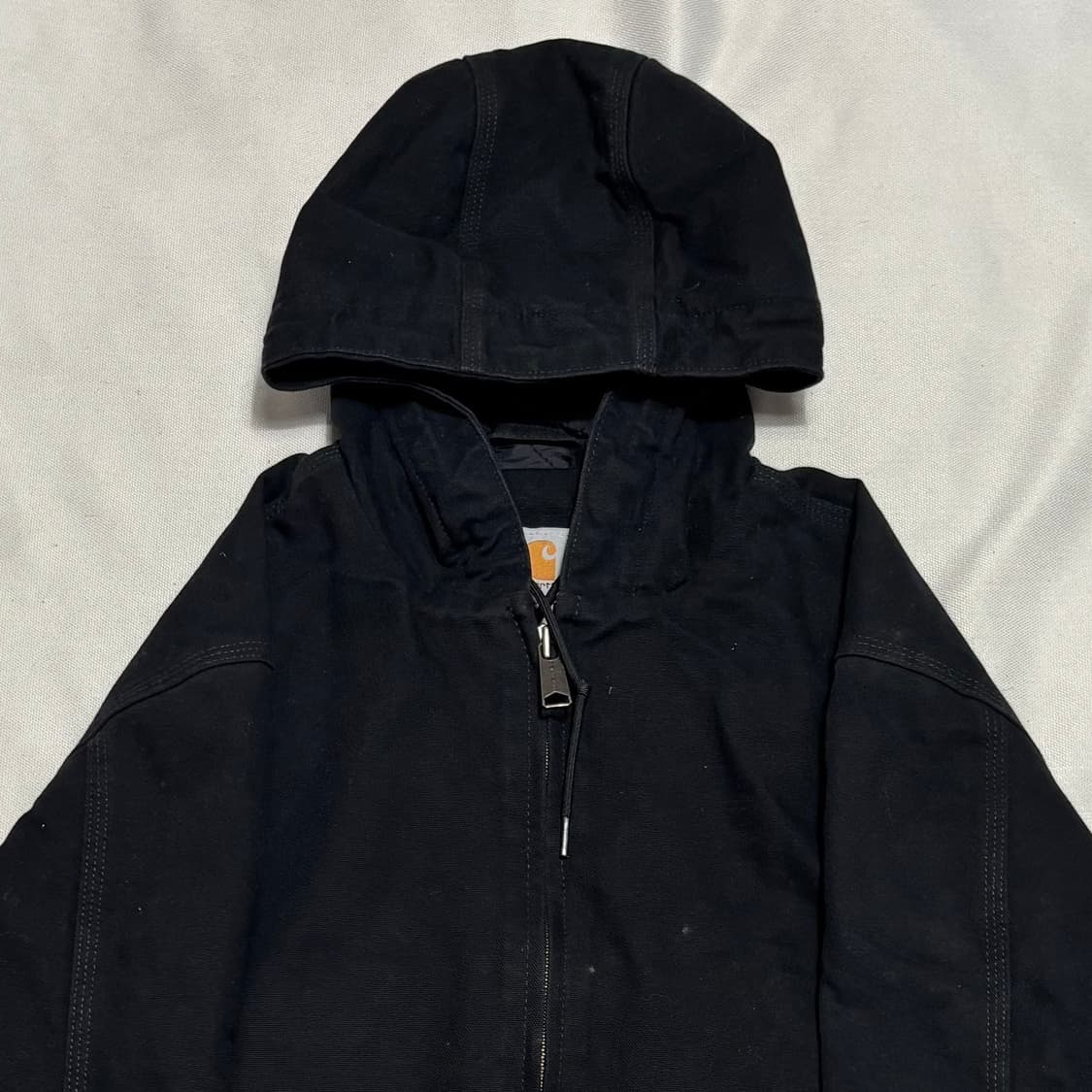 M 칼하트 블랙 후드 워크 자켓 상품이미지1
