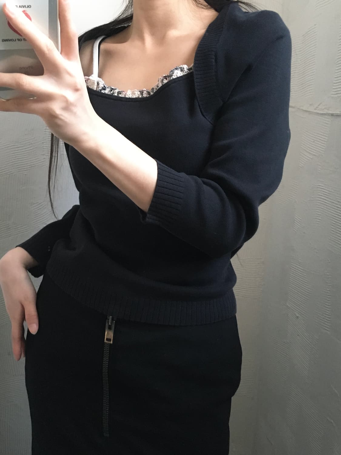 Burberry 버버리 블랙 레이어드 롱슬리브 상품이미지1