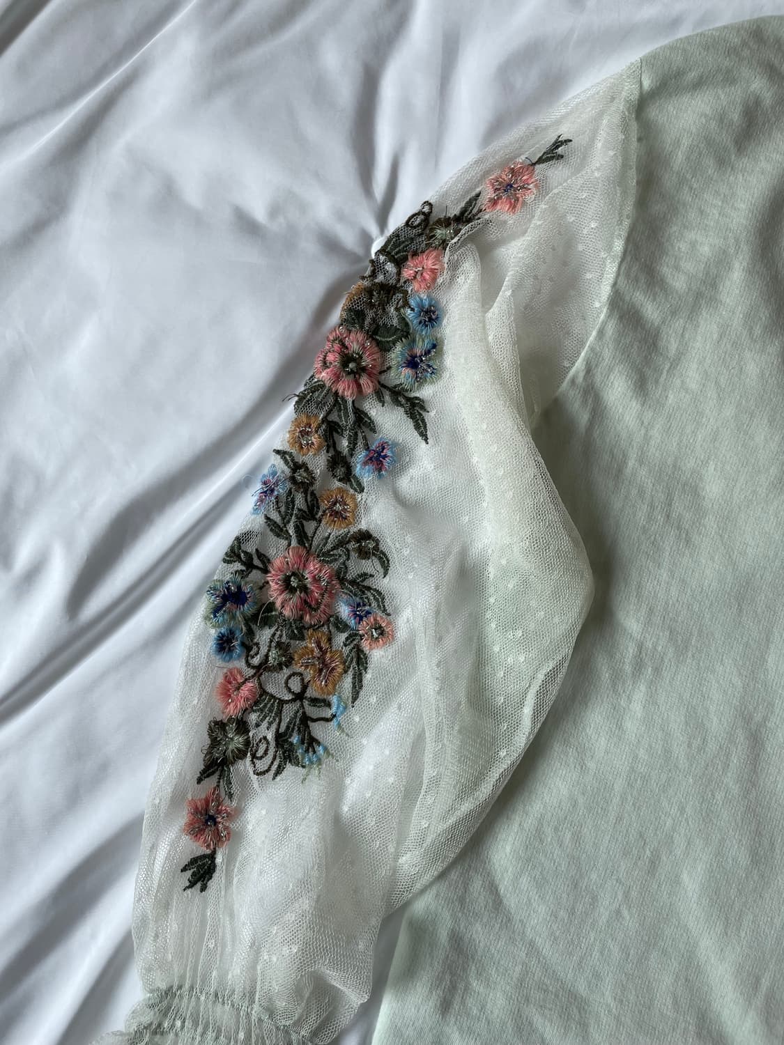버쉬카 flower embroidery t-shirts 상품이미지2