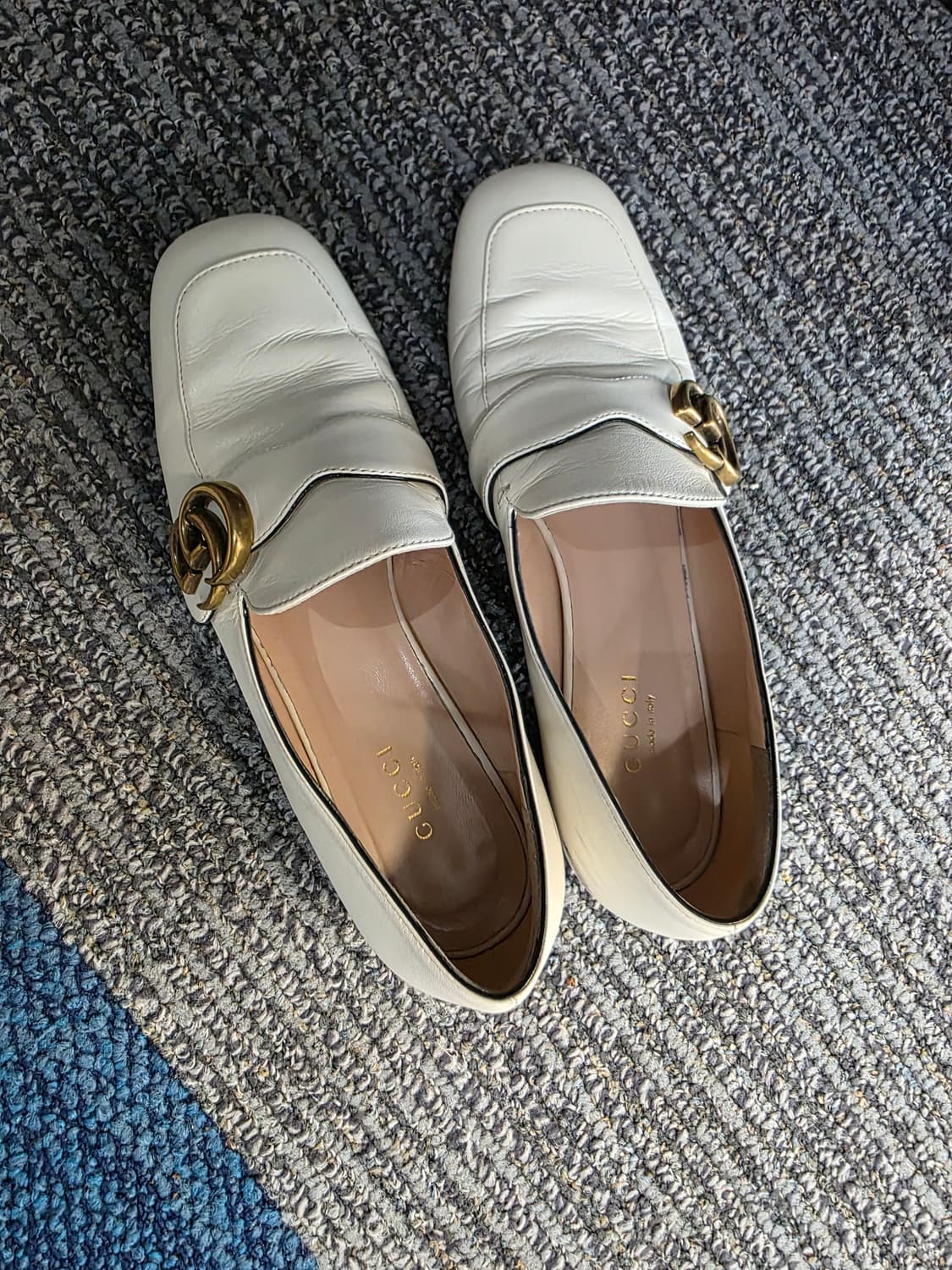 구찌 로퍼 정품 화이트 아이보리 상품이미지1