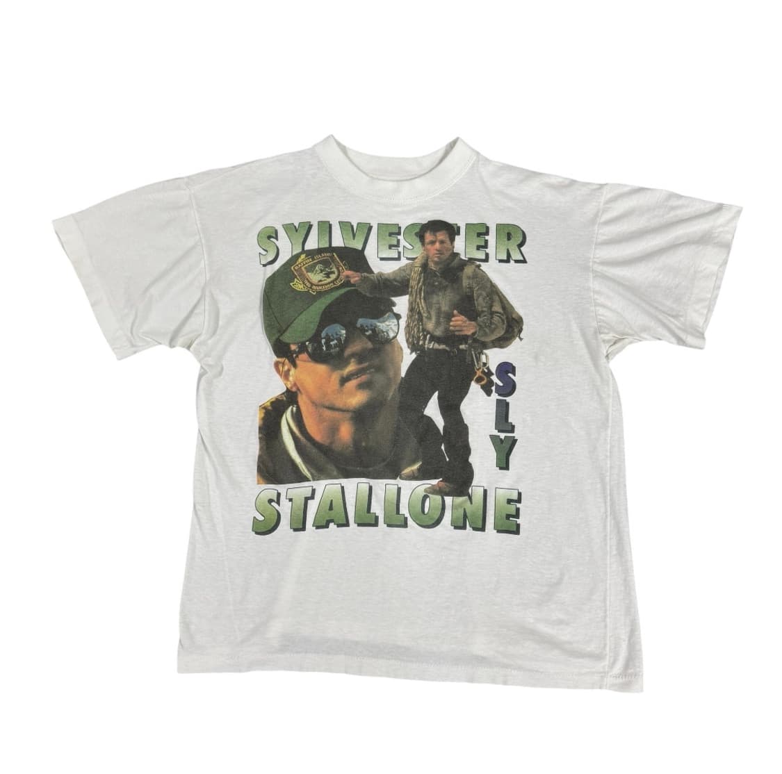 빈티지 90s Sylvester Stallone 실베스터 스탤론 랩티셔츠 상품이미지1