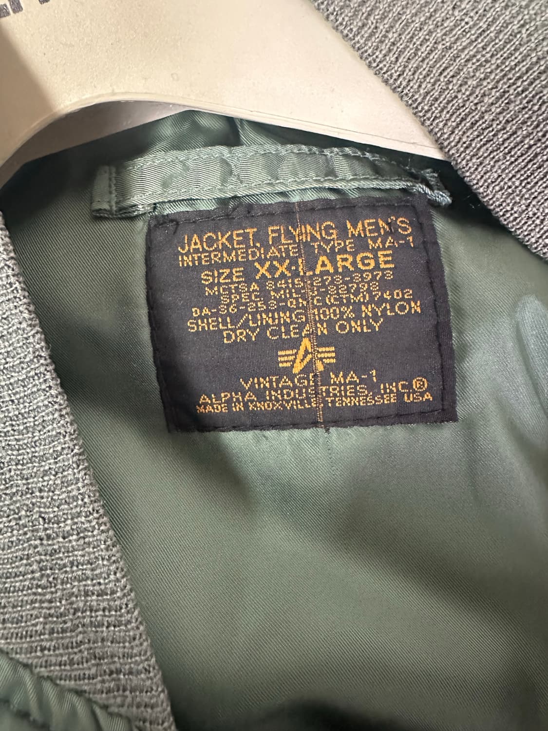알파 인더스트리 ma-1 정품 봄버자켓 상품이미지4