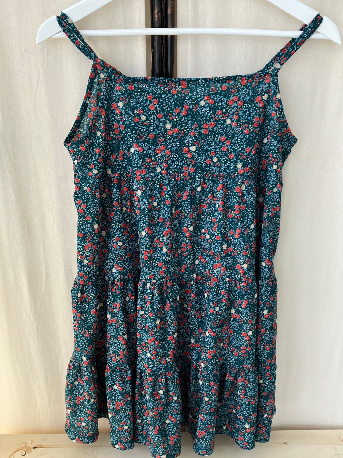 flower pattern shirring sleeveless 상품이미지4