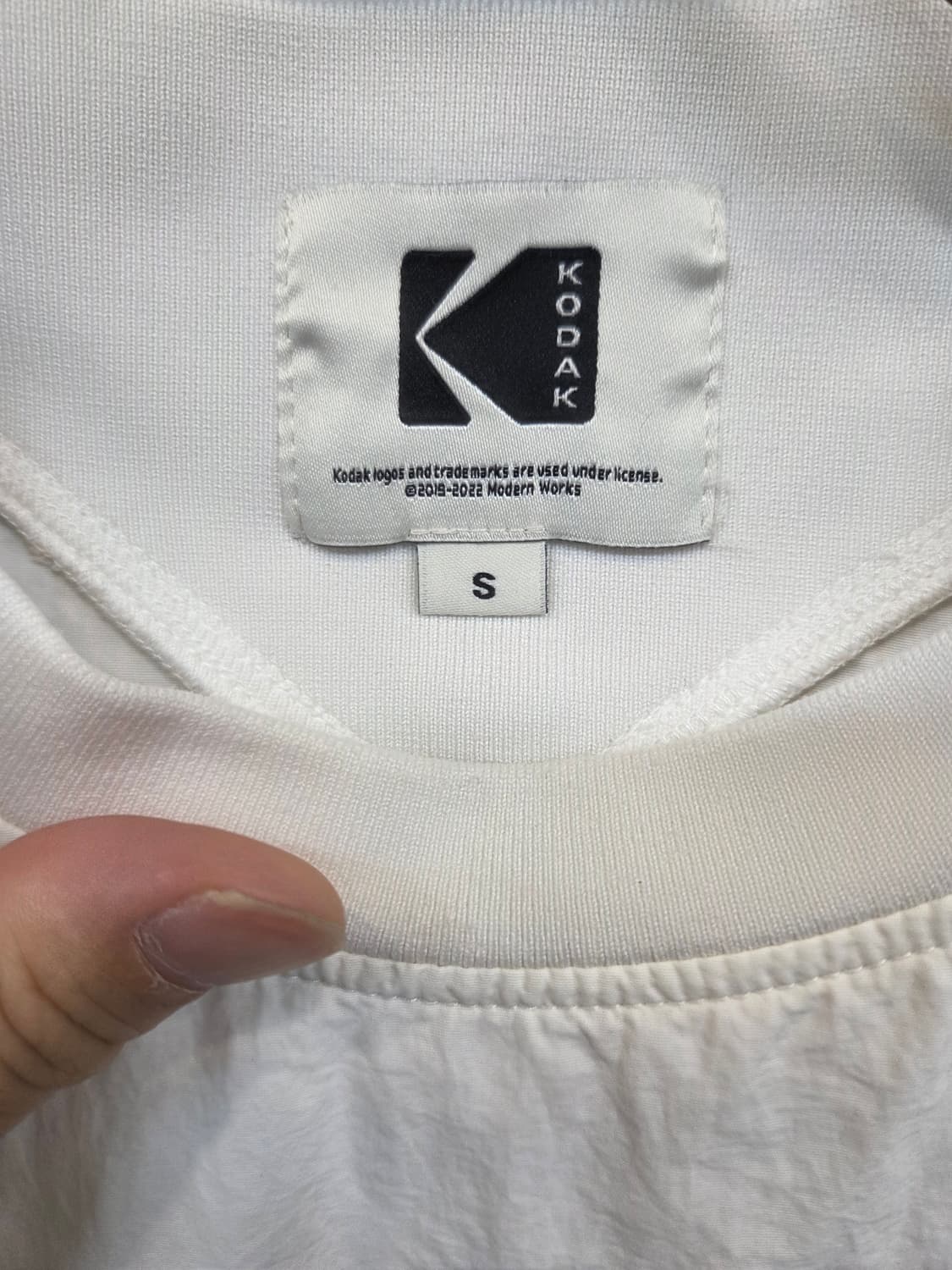 코닥 로고 웜업 우븐자켓 s 상품이미지3