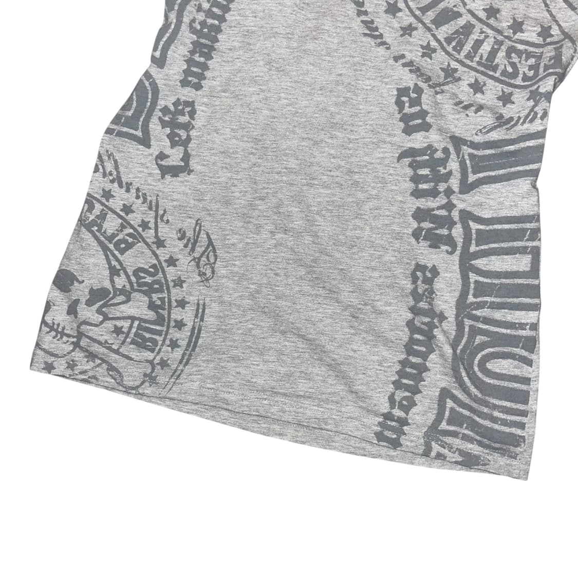 Glitz 글리츠 해골 자수 프린팅 반팔티 y2k펑크갸루 상품이미지4