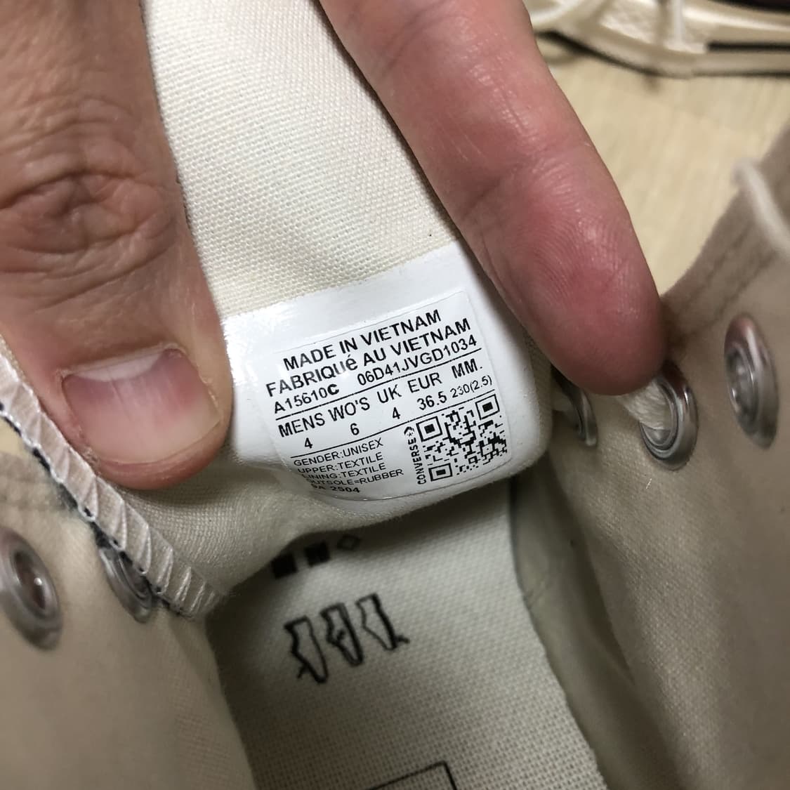 (230) 새상품 컨버스 CONVERSE 척 70 하이 블랙 레드 프레임 상품이미지5
