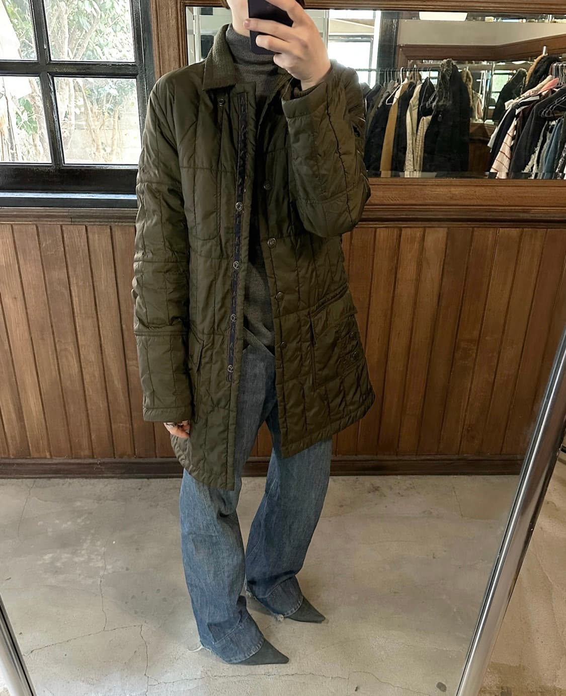 ARMANI JEANS down mid jacket 상품이미지4