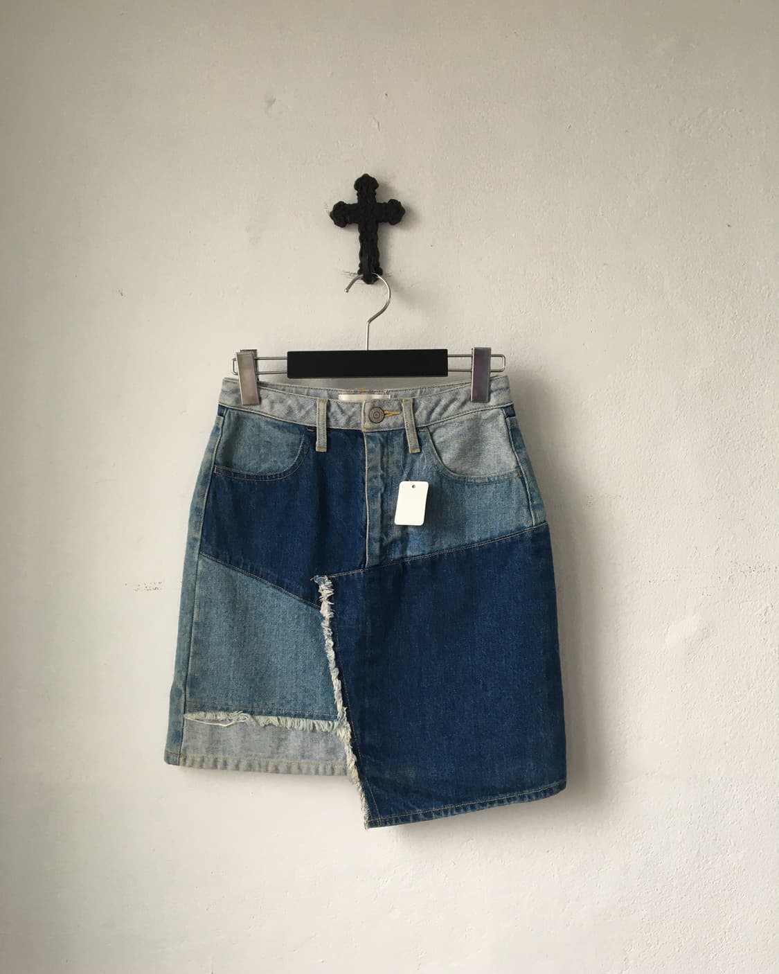 Cecil mcbee patch work denim skirt 상품이미지1