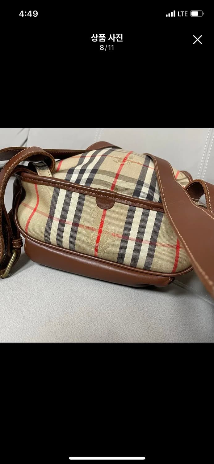 버버리 BURBERRY 정품 레더 백팩 카디널레드 프라다 명품  상품이미지7