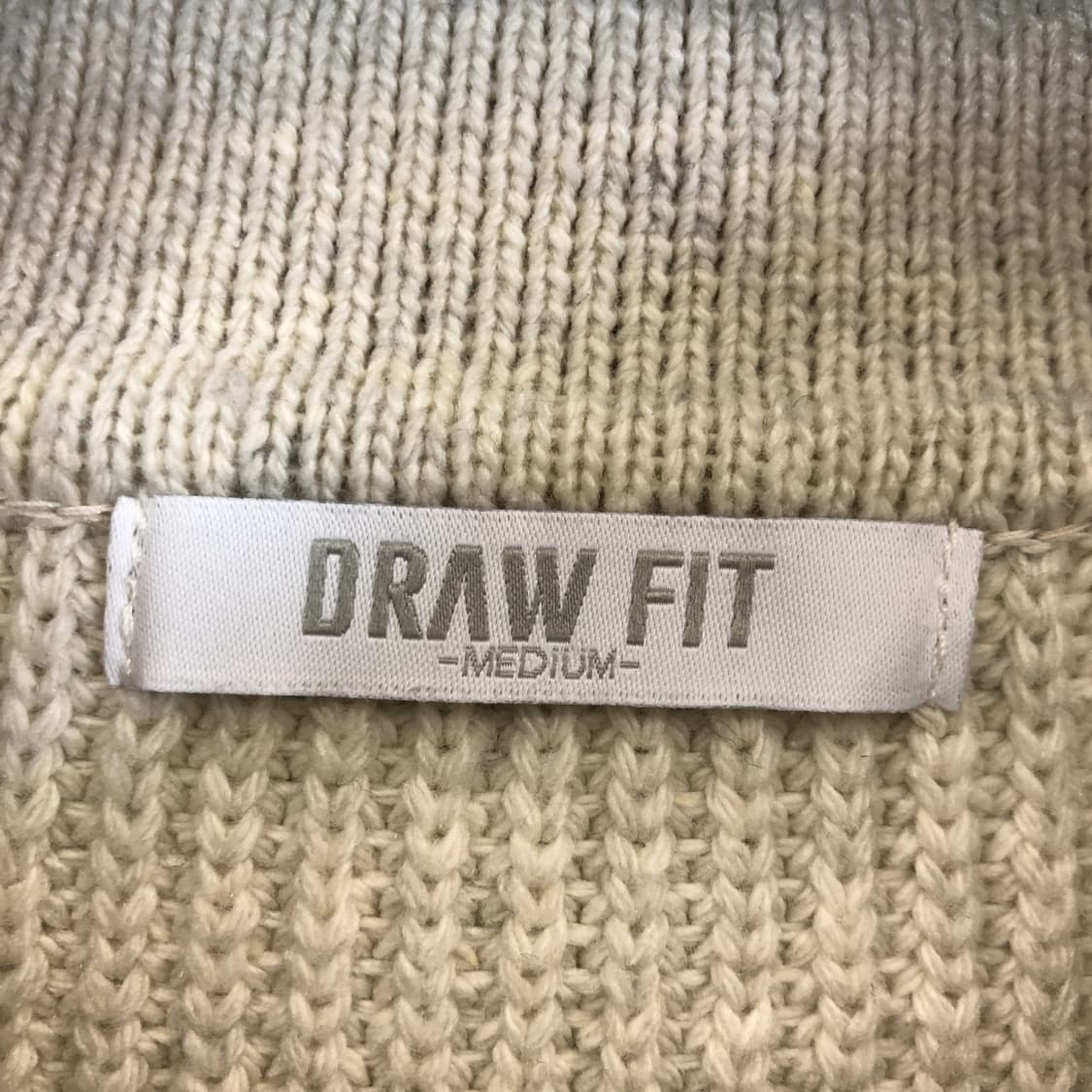 DRAW FIT 드로우핏 하찌 벌키 니트카라티 M  상품이미지5