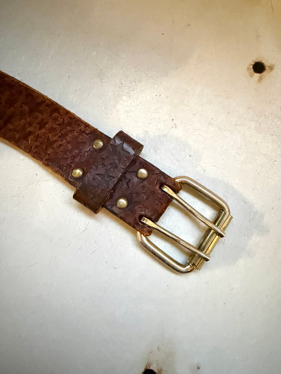 슈프림 스타 레더 벨트 상품이미지4