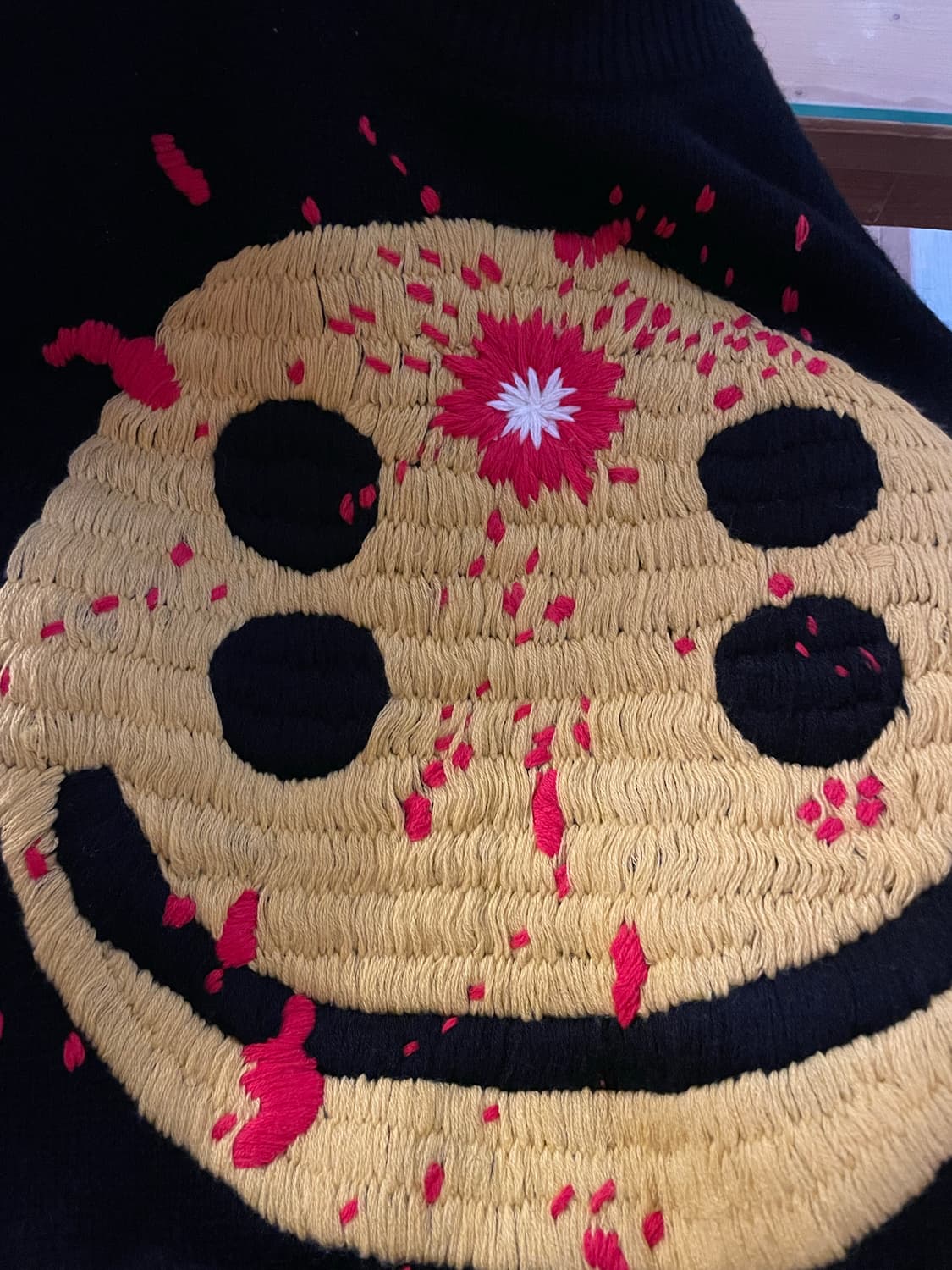 [새상품,L] 세인트마이클(세인트미카엘) x CPFM 스마일 니트 상품이미지6