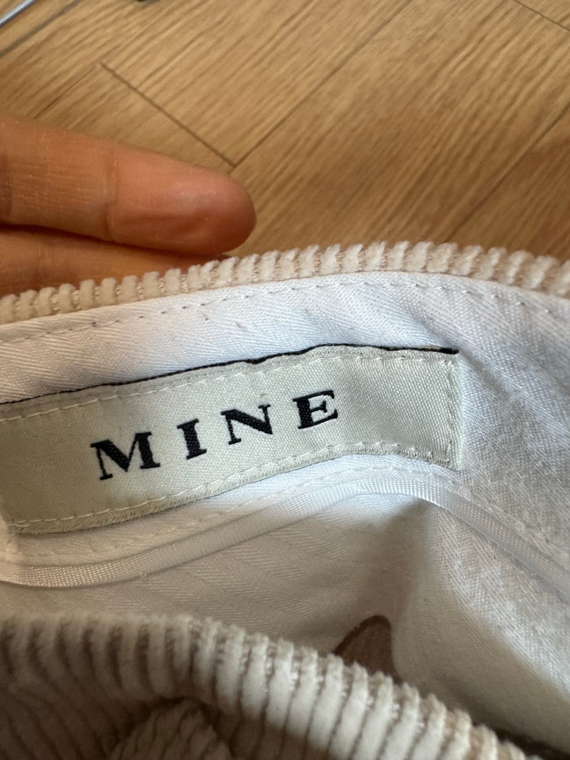 MINE 마인 코듀로이 바지 상품이미지3