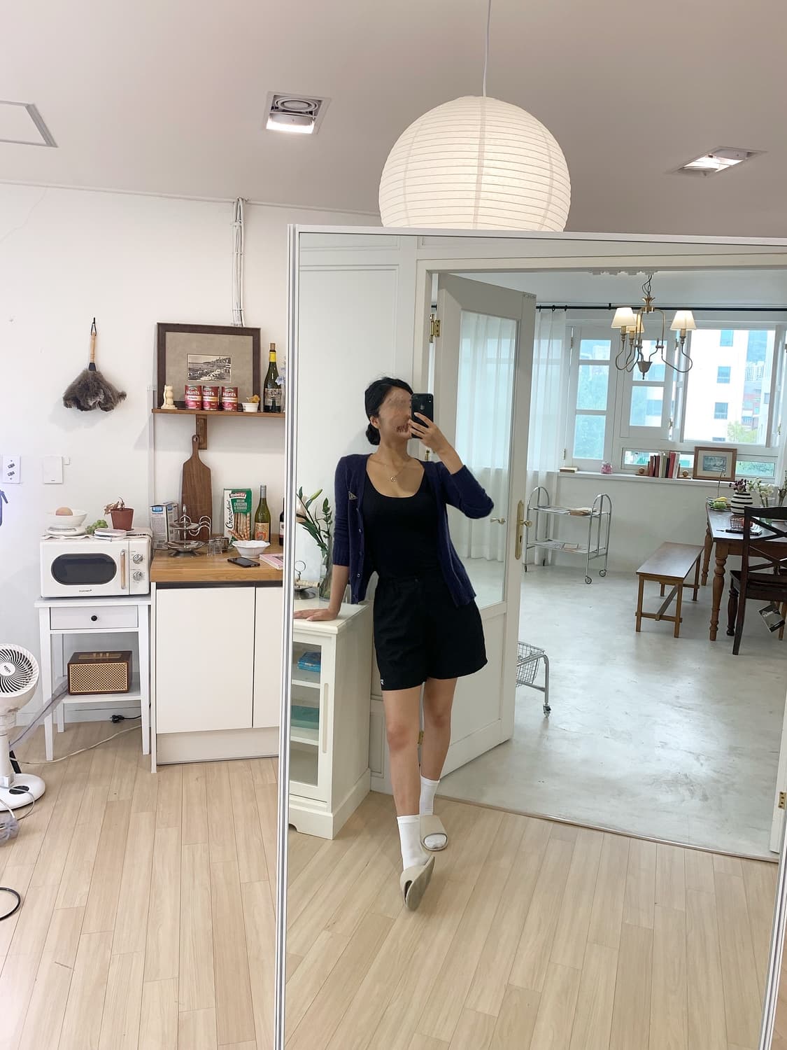 빈티지 프라다 가디건 네이비(캐시미어100%) 상품이미지3