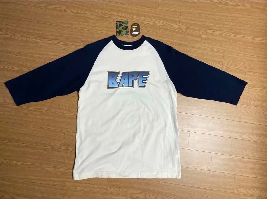 (XL) 베이프 KISS 패러디 래글런 상품이미지2