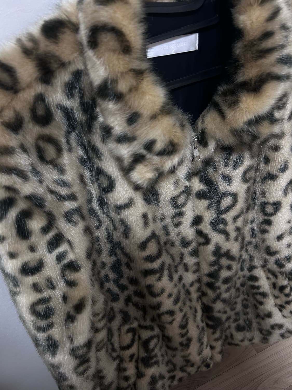 친다운 레오파드 봄버퍼자켓 상품이미지2