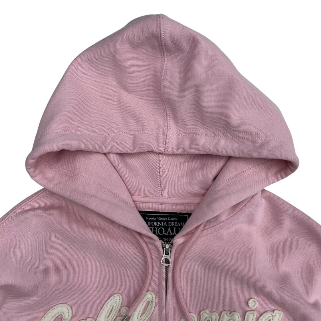 후아유 캘리포니아 딸기우유맛 크롭 후드집업 M 상품이미지4