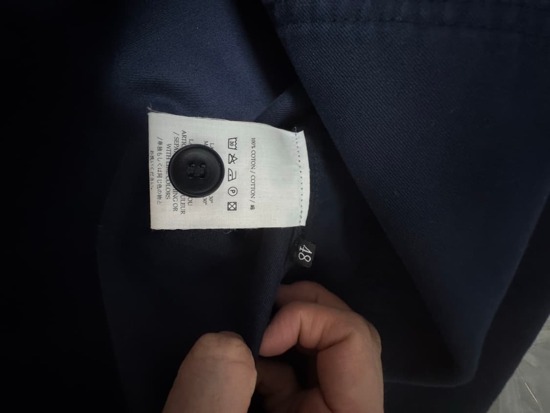 르몽생미셸 워크 자켓 네이비 48 몰스킨 프렌치워크자켓 베트라 르라부어 상품이미지6