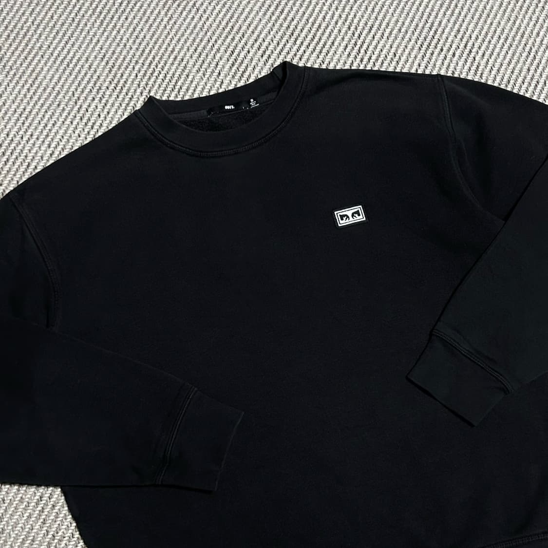 [M] Obey 오베이 웍스 아이즈 블랙 라운드 맨투맨 상품이미지2