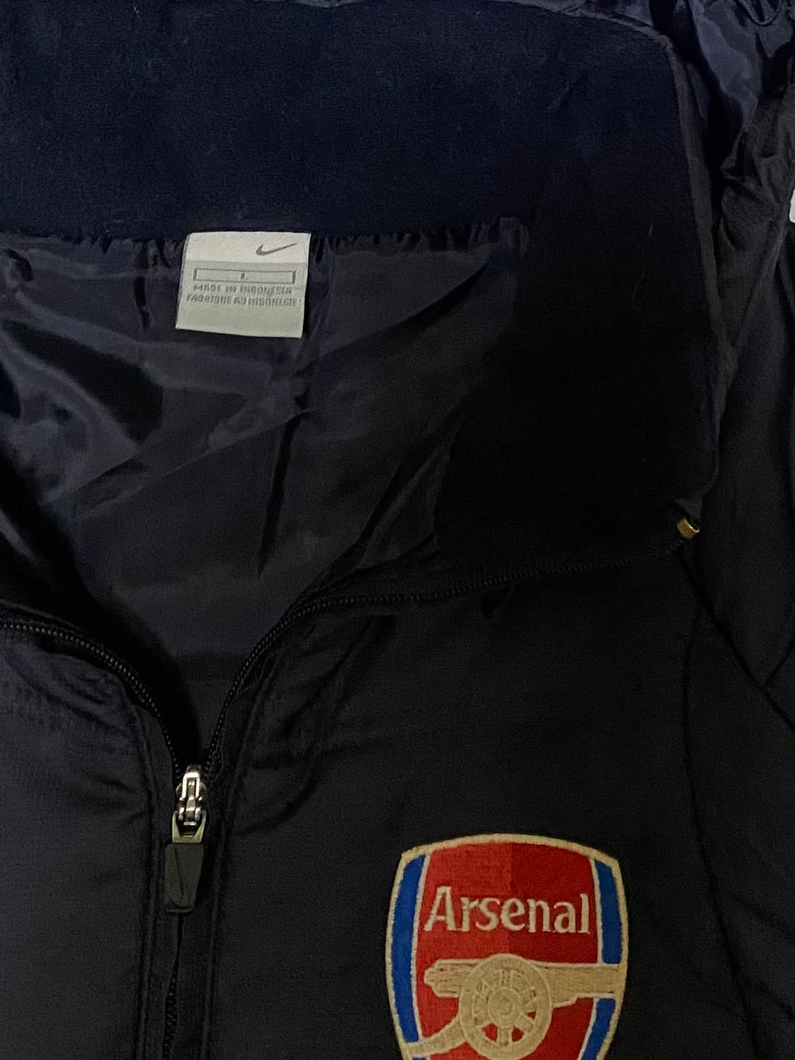 나이키 아스날 누빔 자켓 점퍼 사이즈 100 상품이미지4