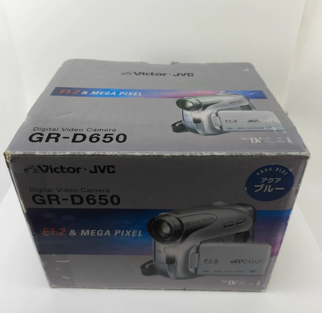 희귀)하늘색 JVC MiniDV victor 캠코더 풀박스 판매 상품이미지4