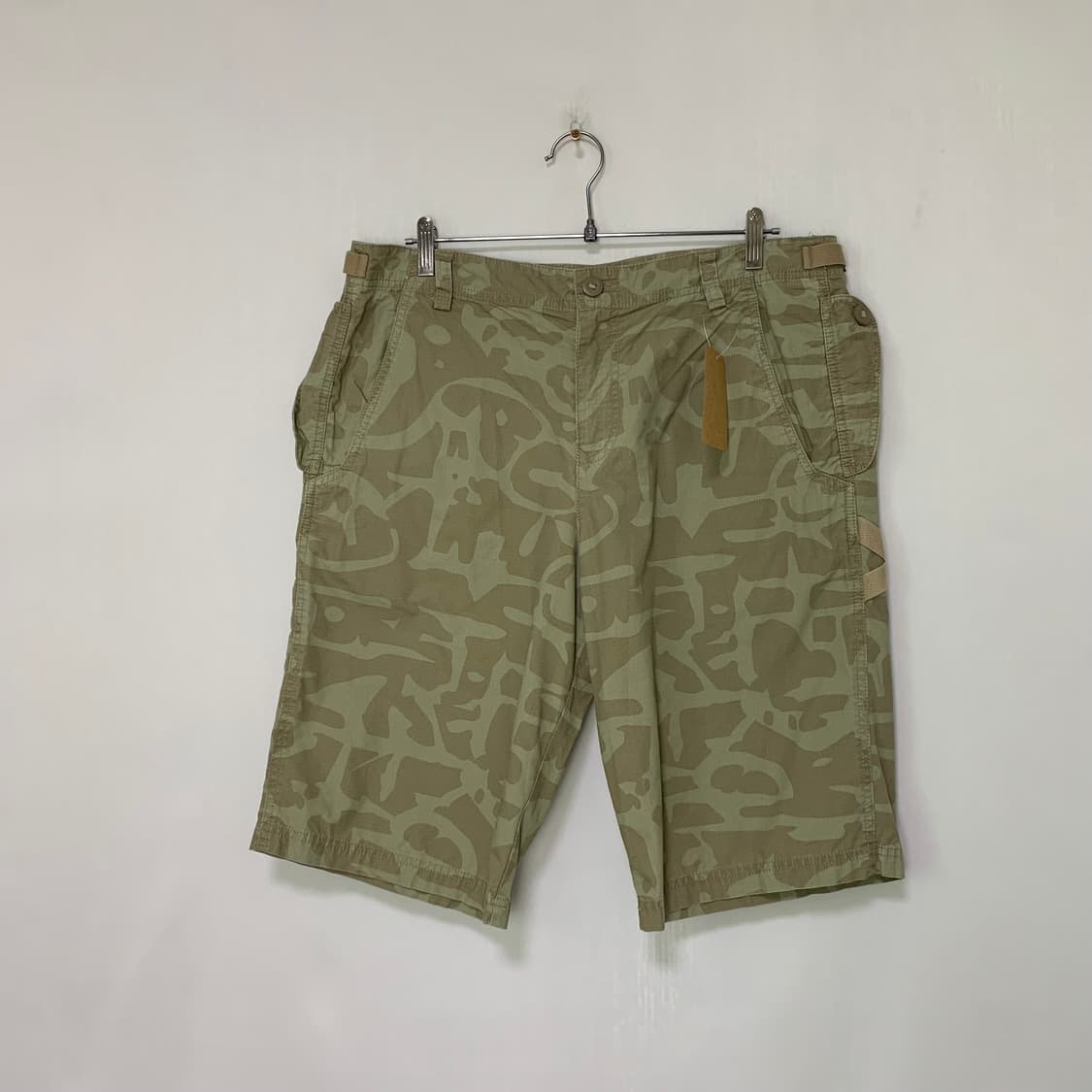 나이키 빈티지 카모 패턴 카고 반바지 36인치 상품이미지1
