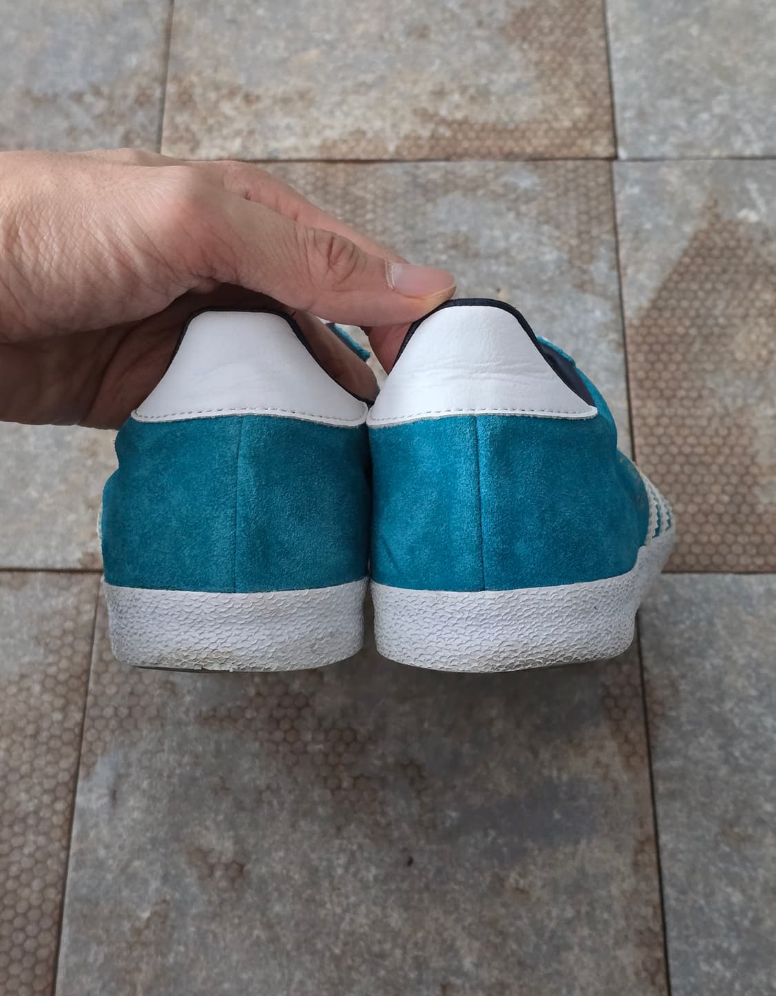 (220)아디다스 빈티지 가젤 아쿠아 블루  상품이미지7