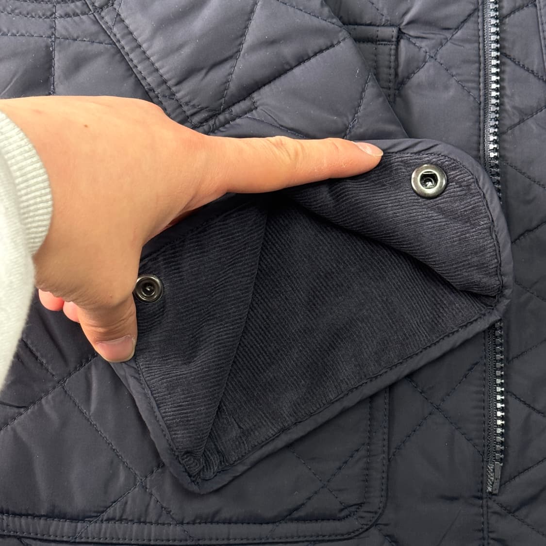 헨리코튼 퀼팅 자켓 100 상품이미지4