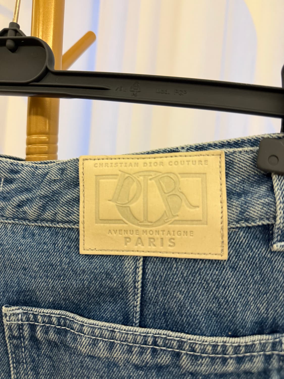 디올 까나쥬패턴 데님 청바지 44 (국내28~29) 상품이미지3