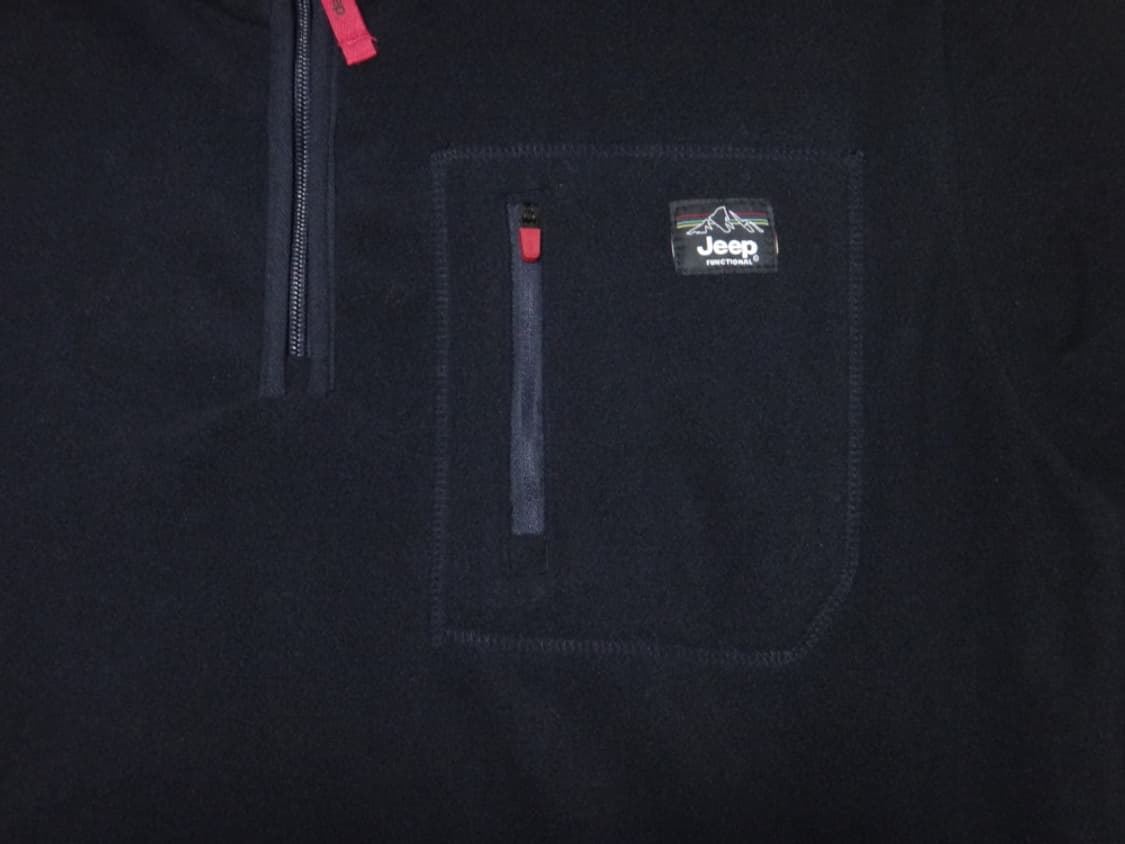 ●(XL/105) 지프 Jeep 플리스 반집업 티셔츠 남성용 상품이미지4