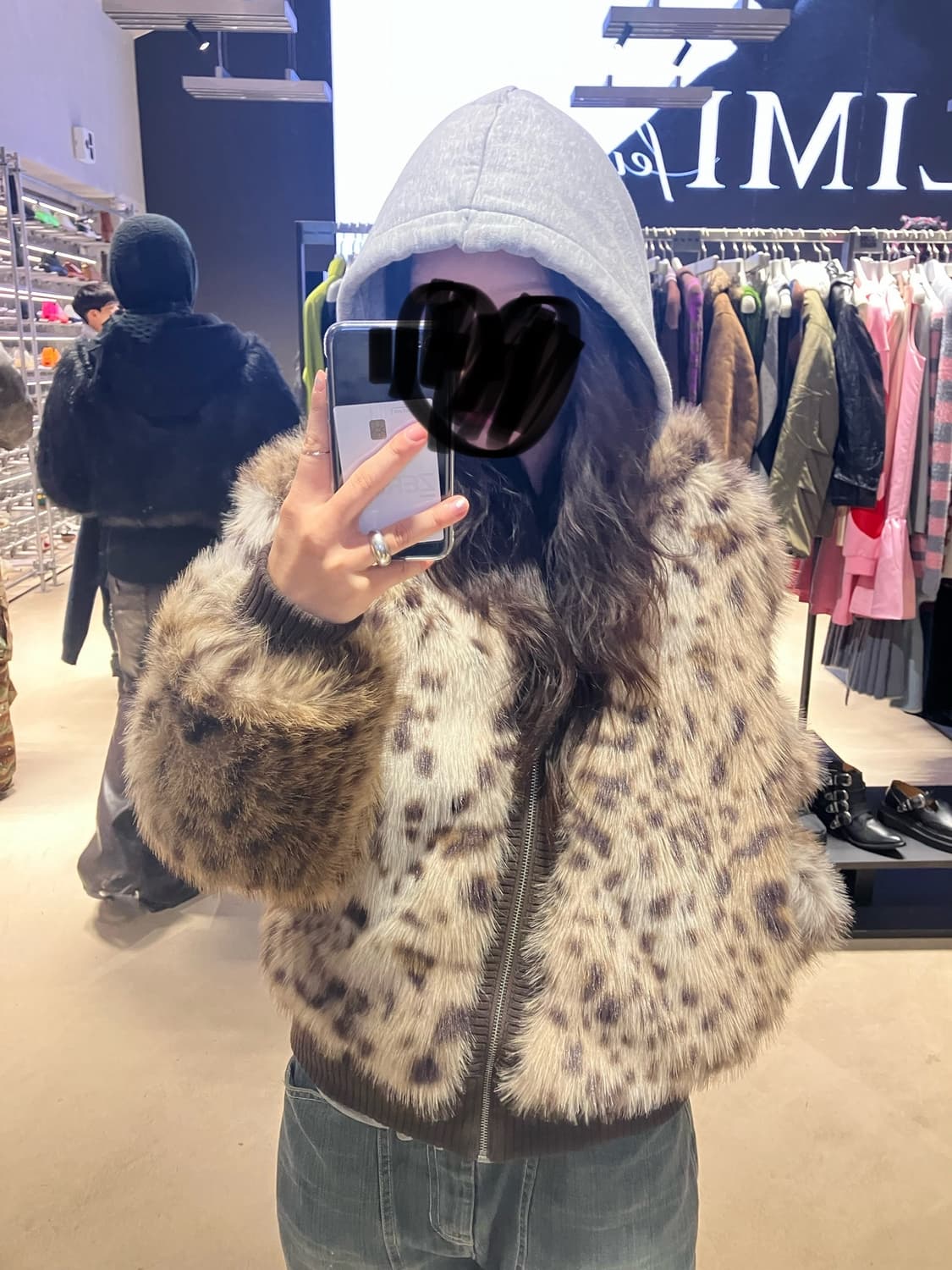Jaded london leopard fur jacket 상품이미지1