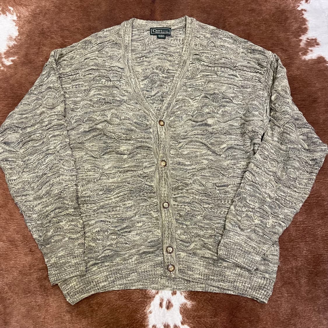 vintage cable cardigan 상품이미지1