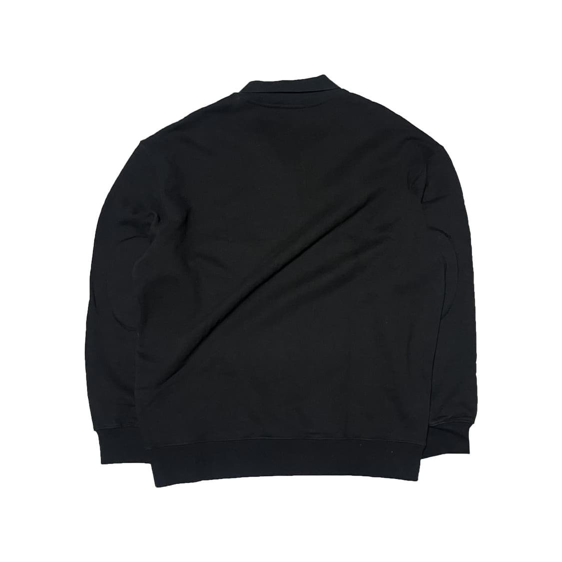 ETCE 블랙 카라넥 맨투맨 티셔츠 상품이미지2