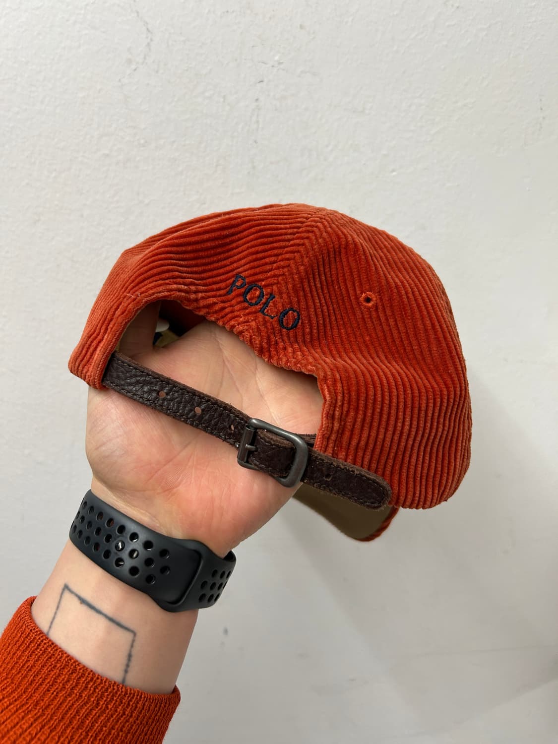 폴로 랄프로렌 코듀로이 볼캡 오렌지 상품이미지3